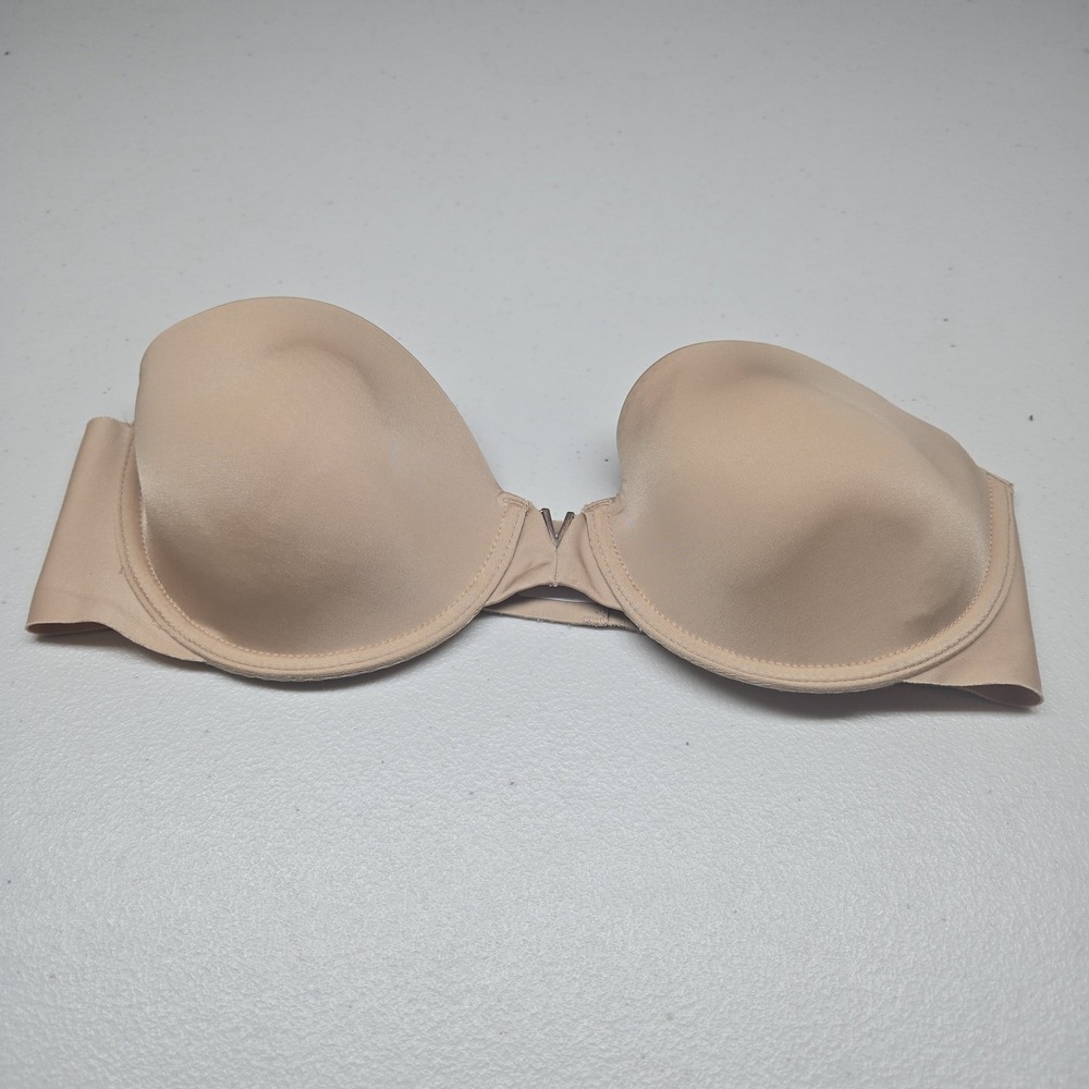 Victoria's Secret Women Bra 32C Beige Multi Way T Shirt Underwired READ